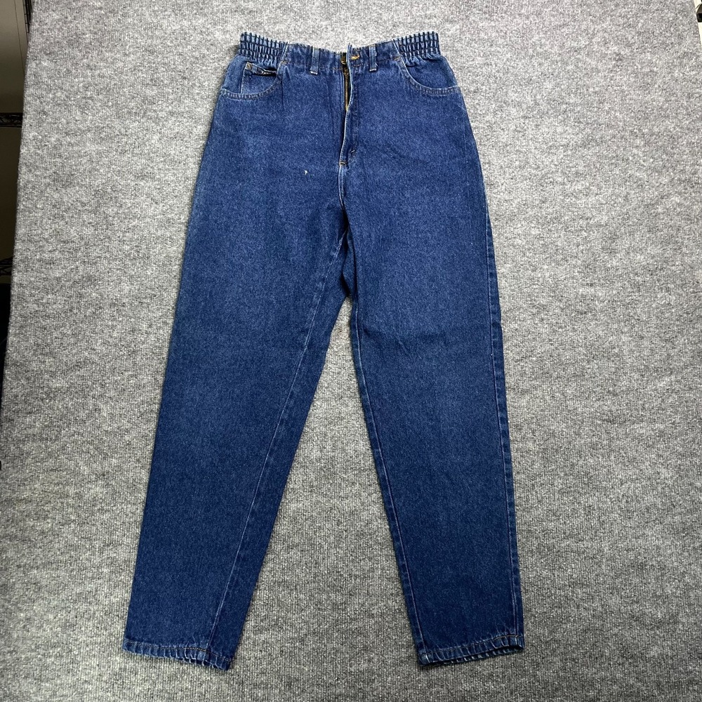 Lee Skinny Jeans Women's 12M Blue Denim Stretch Elastic Waist USA Made - 30X29.5